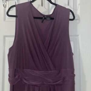 New Direction Dark purple chiffon jumpsuit 3X